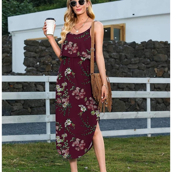 Dresses & Skirts - 🆕 Adjustable Strappy Split Summer Midi Dress